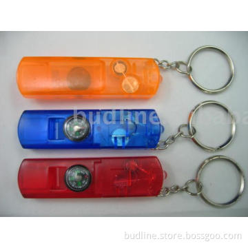 4003 Whistle with compass and flashlight